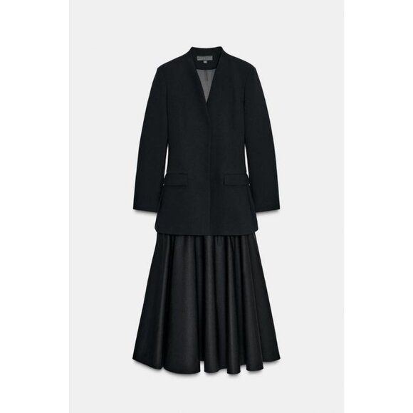 ZARA COMBINED BLAZER DRESS ZW COLLECTION - Picture 6 of 8